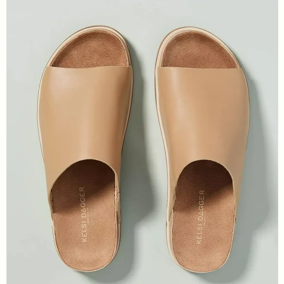 Kelsi Dagger Brooklyn Squish Slide Sandals- Oat - Picture 2 of 15